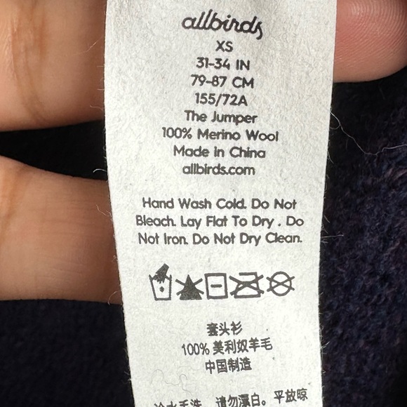 Allbirds Women’s Merino Wool The Jumper Sweater Size XS - Picture 4 of 9